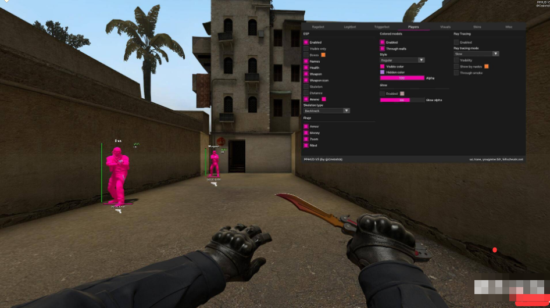 CSGO超旋风人物上色透视绘制稳定辅助
