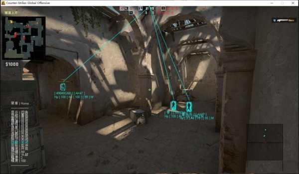 CSGO官匹TT静默自瞄多功能免费辅助