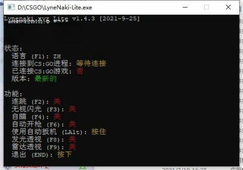 CSGO透视自瞄雷达免费版辅助_LyneNaki V11.14