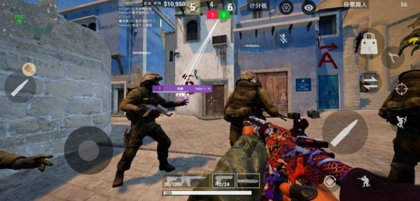 CSGO手游九色鹿破解版辅助_安卓端人物射线透视绘制